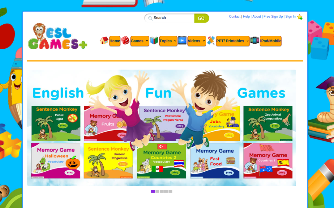 ESL Games Plus Website