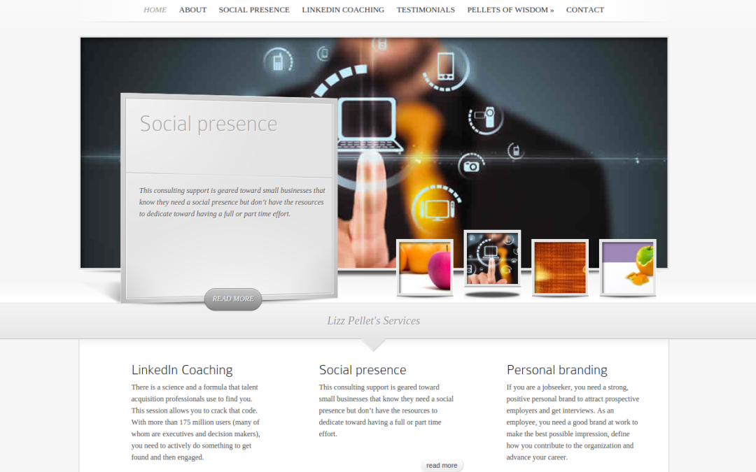 Lizz Pellet’s Website